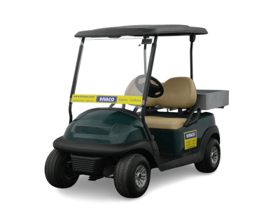 Divaco.rent 2-Seater Golf Cart with ECO Cargo Bed Electric