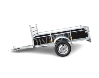 DIVACO Cargo Trailer 1-Axle/2-Wheel for Gator Off-Road Golf Cart