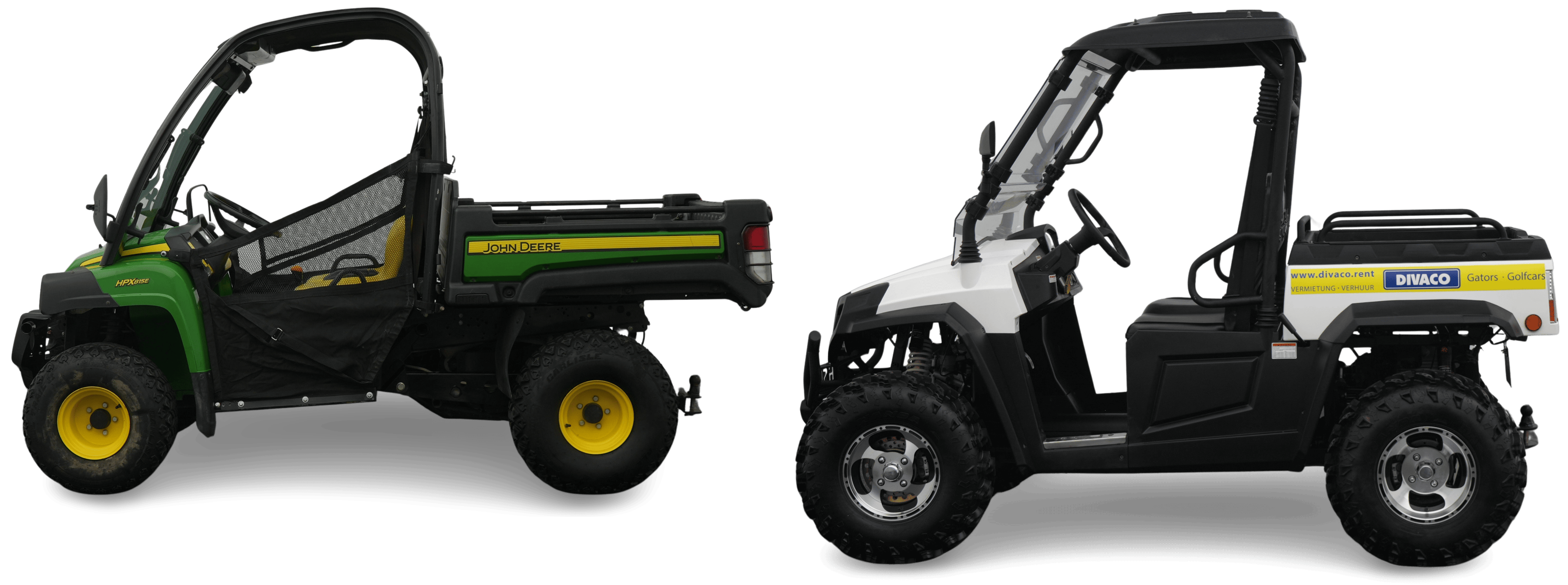 Divaco.rent - Rent Fuel-Powered Gators and Electric Off-Road Vehicles