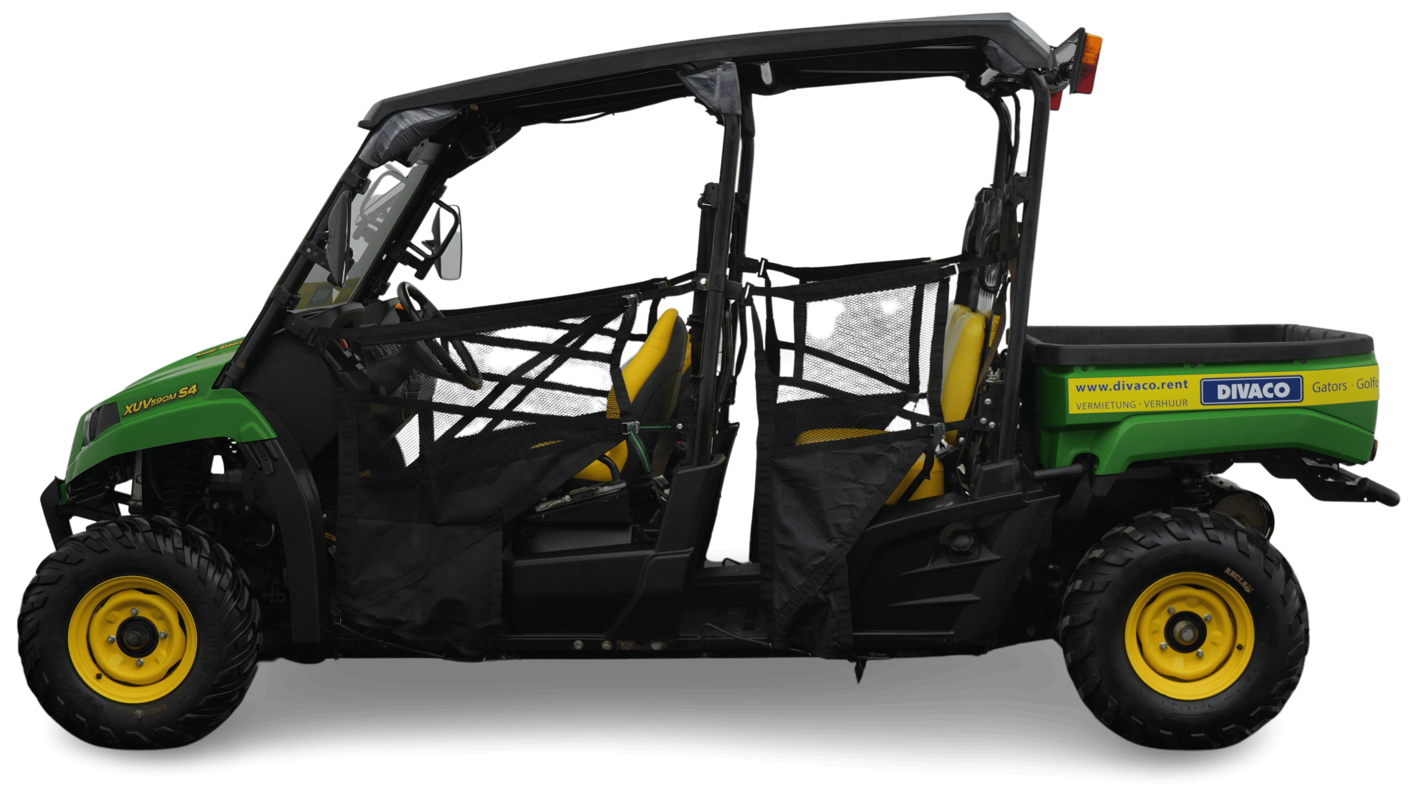 DIVACO John Deere Gator diesel 2-zitter en Gator 4-zitter huren