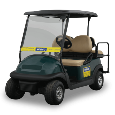 DIVACO.RENT Golfcart 4-Sitzer elektrisch Klappsitz