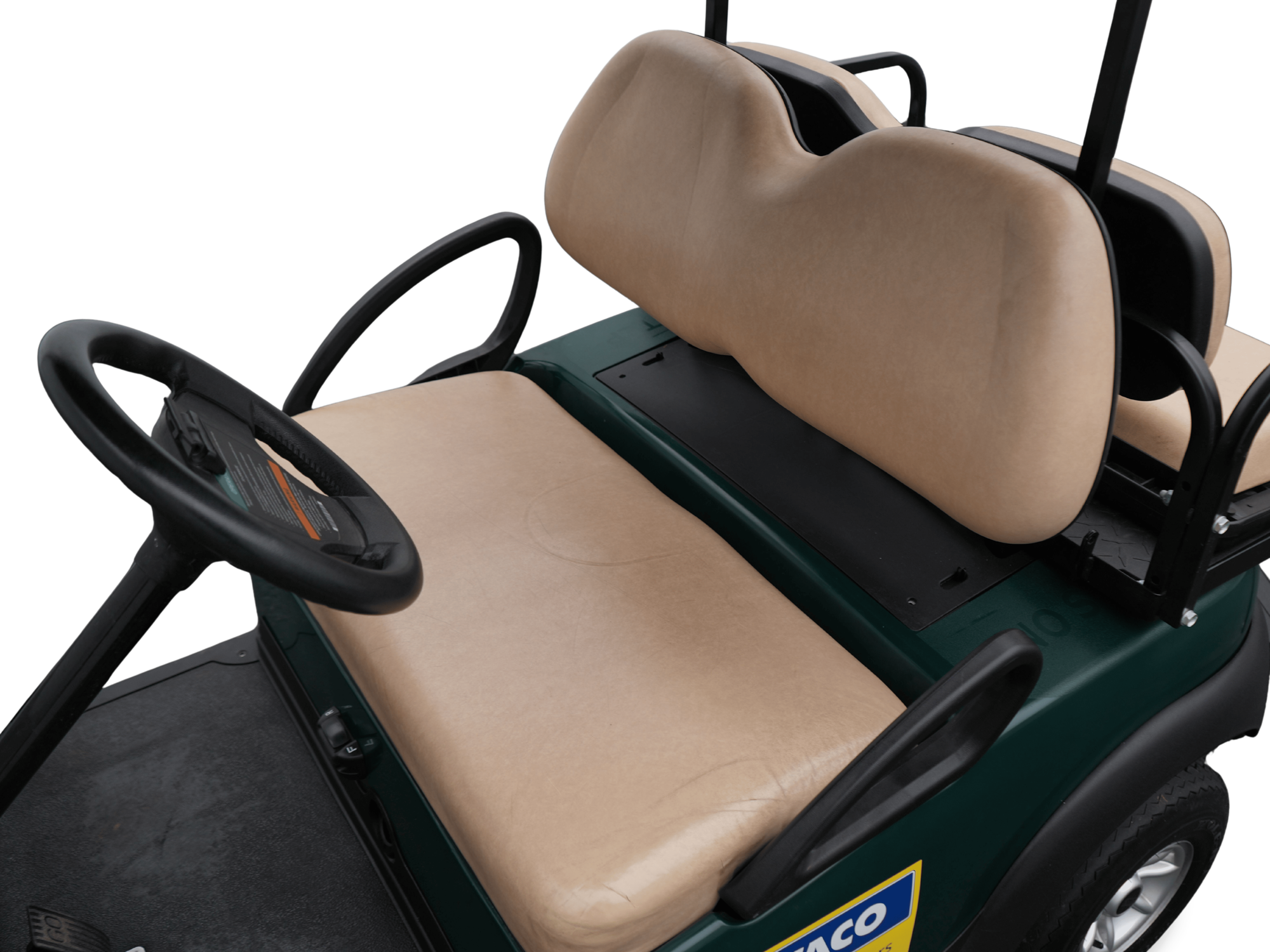 DIVACO.RENT Golfcart 4-Sitzer elektrisch Klappsitz Sitzposition