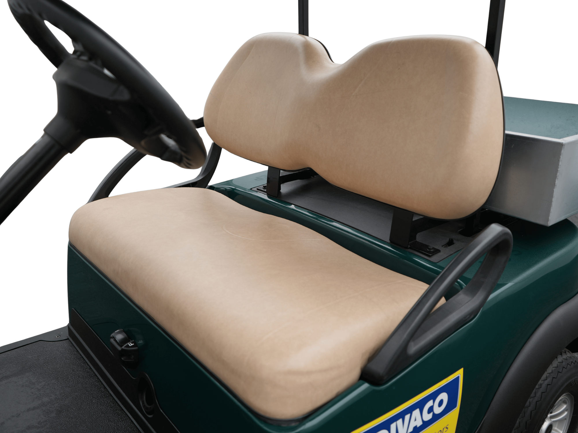 Divaco.rent 2-Seater Golf Cart with ECO Cargo Bed Electric Seating Position