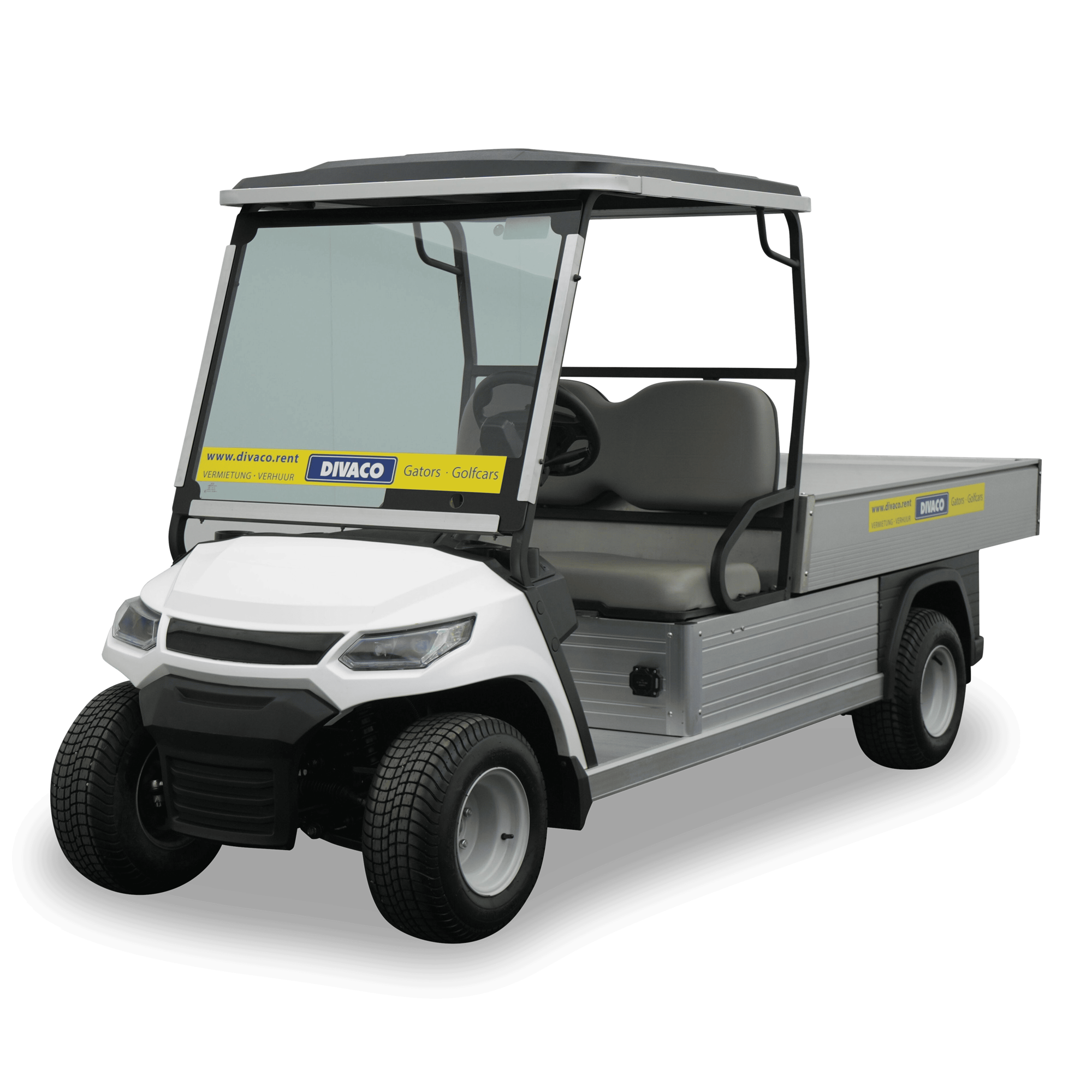 DIVACO elektro golfcart 2-zitter grote laadbak