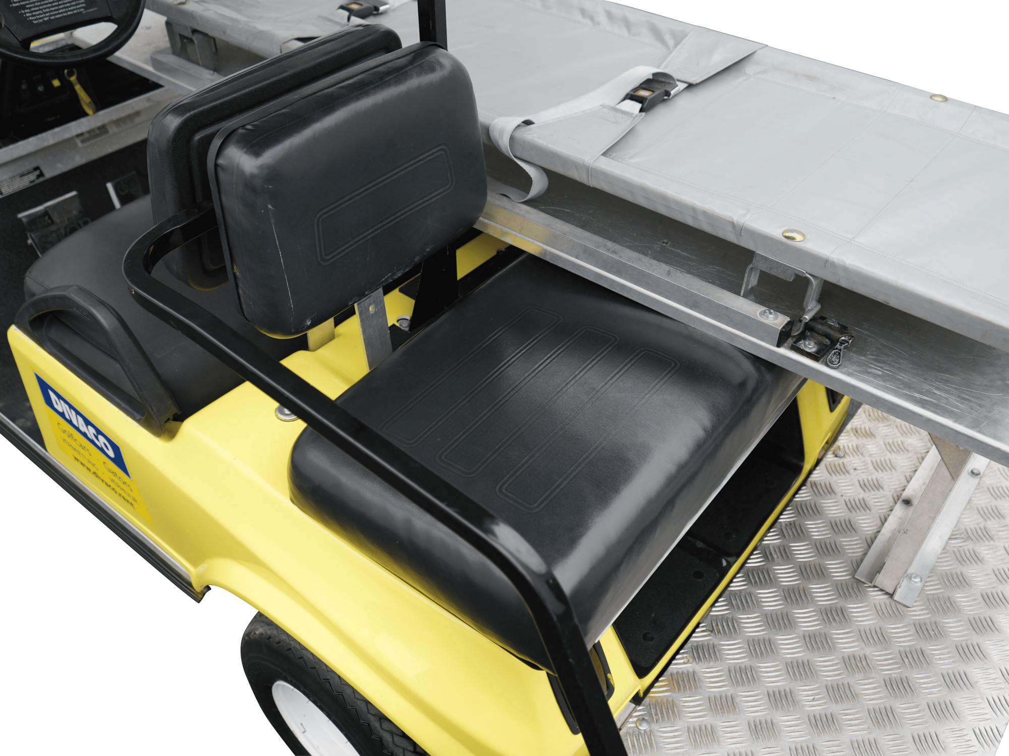 Divaco.rent First Aid Golf Buggy 2-Seater Electric Gator Off-Road Passenger Seat