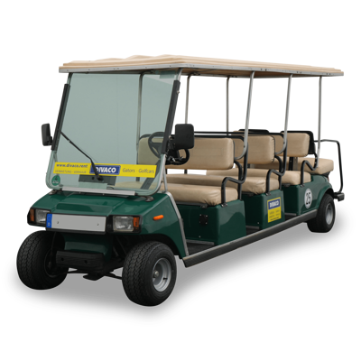 Divaco.rent Golf Cart 8-Seater Road-Legal Electric