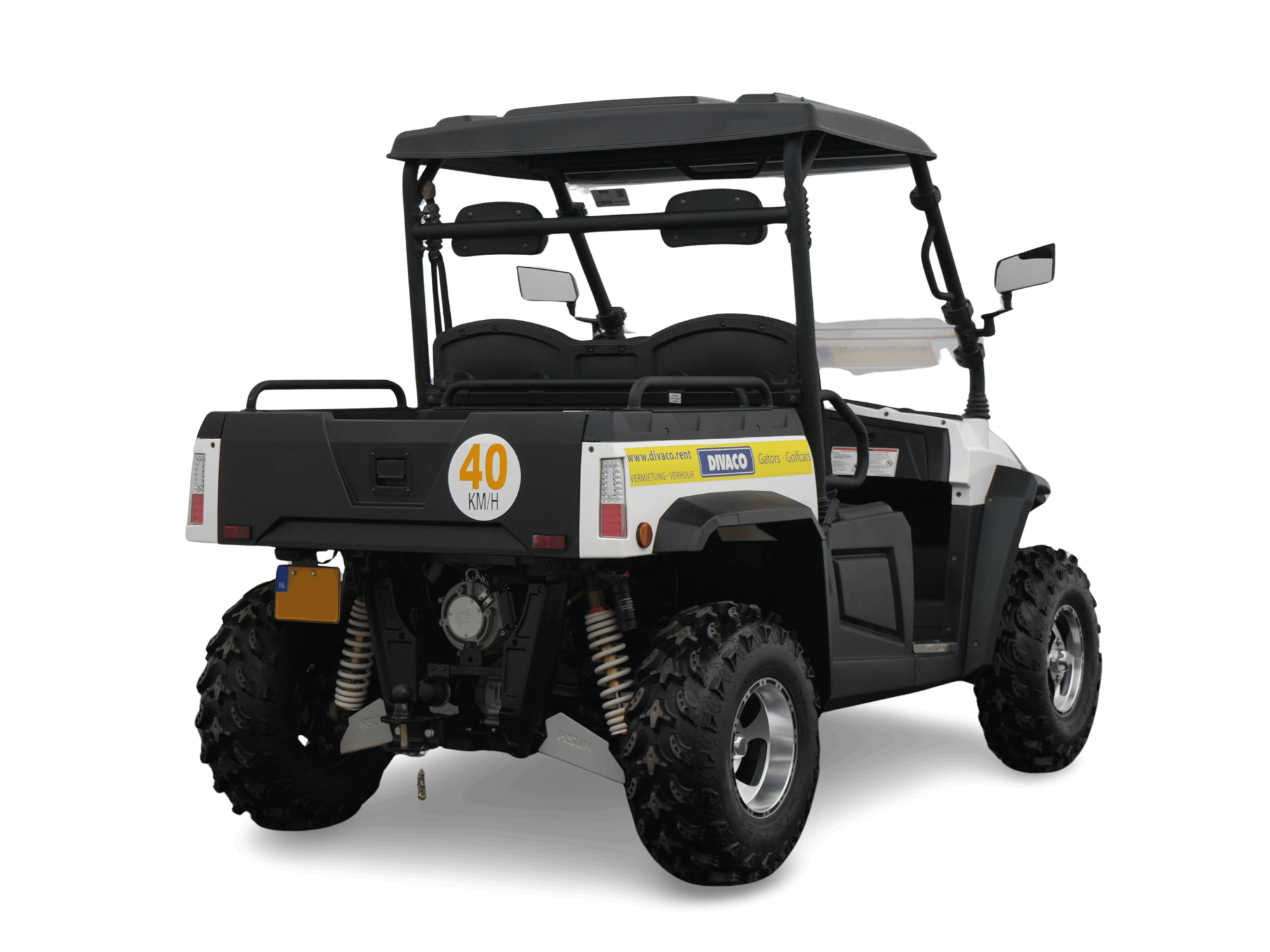 DIVACO Off-Road 4x4 2-Seater Electric Gator rear